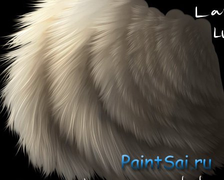 Рисование волчьей шкуры в Paint Tool SAI
